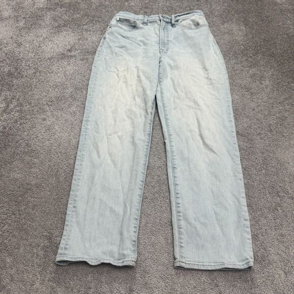Madewell Denim - Madewell The Perfect Vintage Straight Leg Denim Jeans Womens 30 Light Wash Hemp